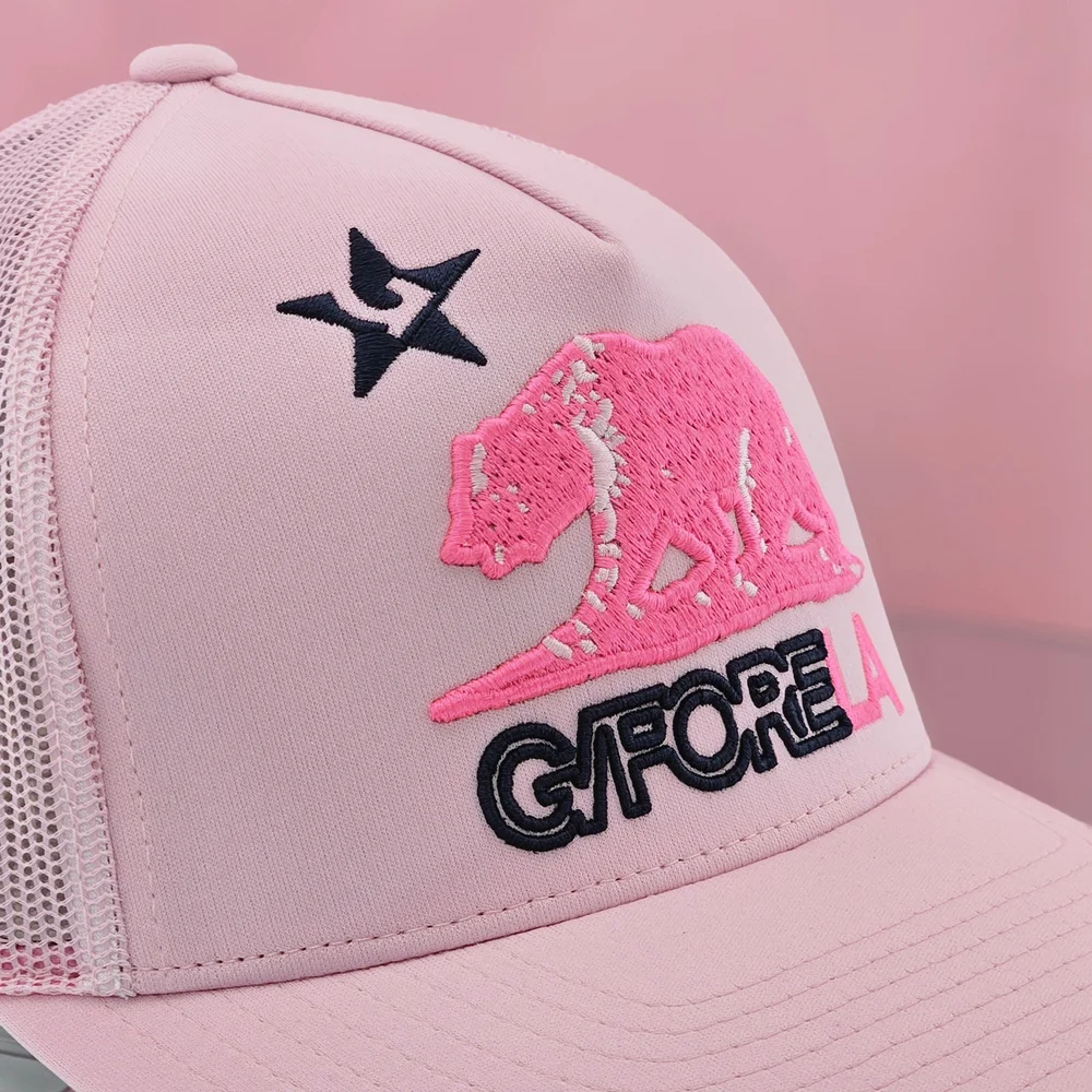 G/FORE Trucker Hat Cap Blush Pink California LA Vacation Golf Outdoor Summer